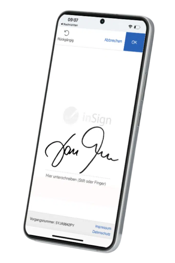 Mockup Handy transparent